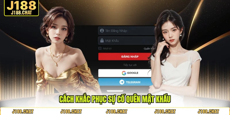 Cách khắc phục sự cố quên mật khẩu