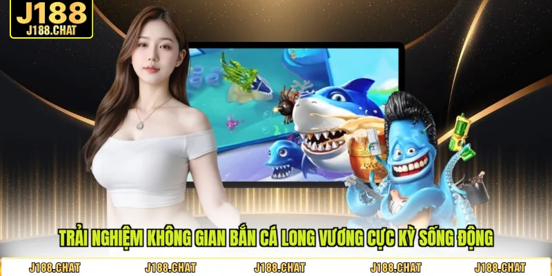 Trải nghiệm không gian bắn cá long vương cực kỳ sống động